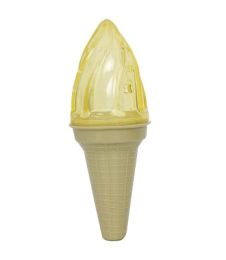 Ice Cream Cone Puppy Teether Toy (Color: Yellow)