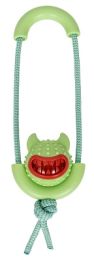 Sling-Away Treat Dispensing Dog Toy (Color: Green)