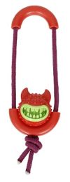 Sling-Away Treat Dispensing Dog Toy (Color: Red)