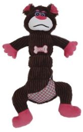 'Cuddle Plush' Plush Squeaking Dog Toy (Color: Brown)