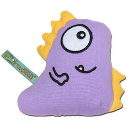 Shoe-faced Monster Plush Dog Toy (Color: Purple)