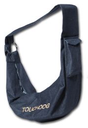 Touchdog Sling Dog Carrier (Color: Navy)