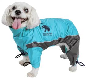 Touchdog Quantum-Ice Dog Coat (Color/Size: Blue-L)