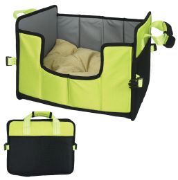 Pet Life 'Travel-Nest' Folding Travel Dog Bed (Color/Size: Green-L)