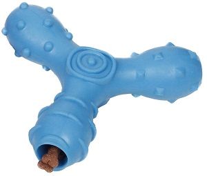 'Tri-Chew' Treat Dispensing Dog Toy (Color: Blue)