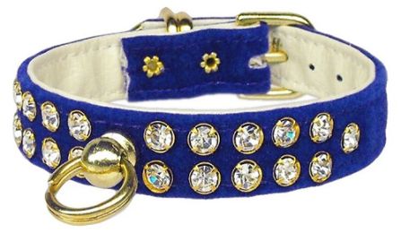 Velvet #31 Blue Dog Collar (Size: 16)