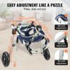 VEVOR 2 Wheels Wheelchair for Dogs