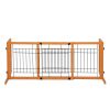 Wood Freestanding Gate Adjustable Width 40"-71"