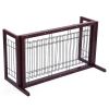 Wood Freestanding Gate Adjustable Width 40"-71"